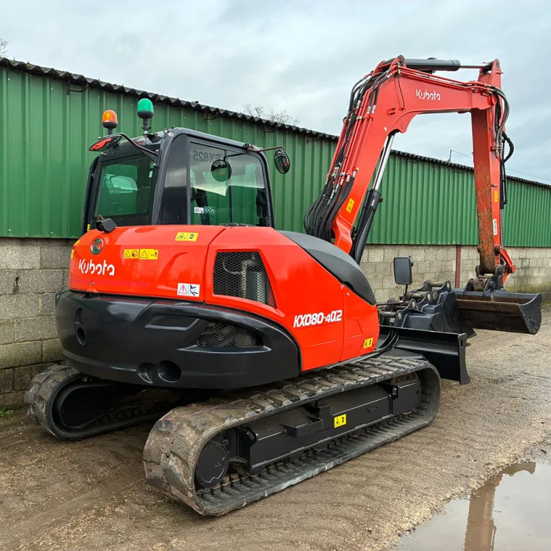 8T Excavator Kubota KX080-4a2 2021